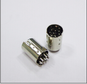 MINIDIN8PIN車(chē)針公頭連接器